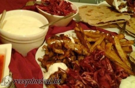 Wellness gyros tál