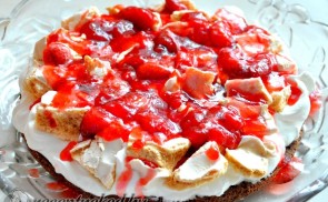 Túróhabos pavlova