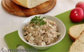 Tonhalas, tojásos szendvicskrém