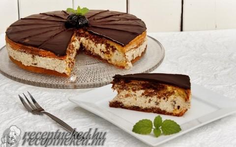 Aszalt szilvakrémes torta