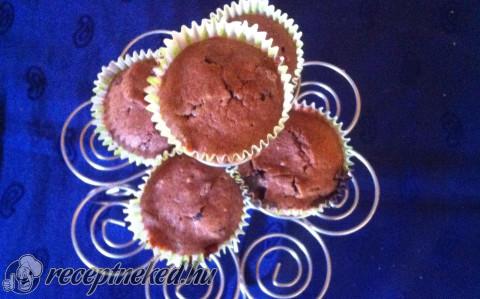 Meggyes muffin