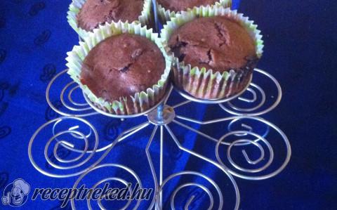 Meggyes muffin