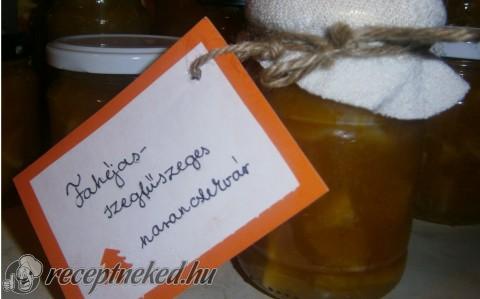 Fahéjas, szegfűszeges narancslekvár