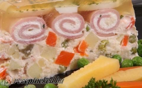 Sonkatekercs recept