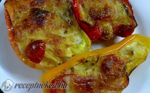 Sült töltött paprika