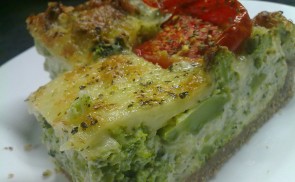 Brokkolis quiche