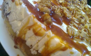 Almás karamellás torta