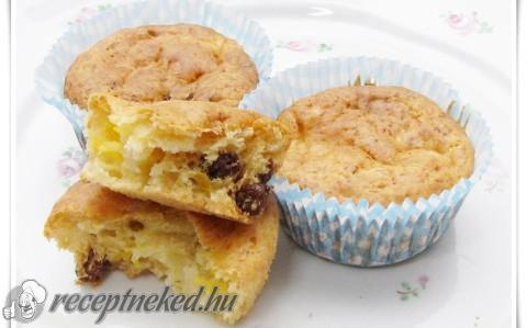 Muffin szaloncukorral, naranccsal