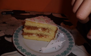 Almás rakottas torta