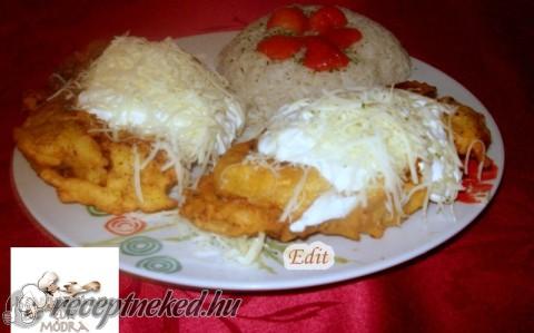 Tócsniba bújt sertés szelet