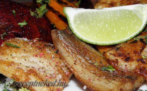 Vajon sült halfilé grillezett zöldségekkel