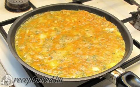 Sárgarépás omlett szarvasgombával