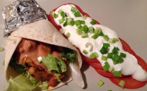 Csirkés tortilla házilag