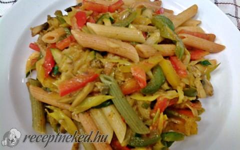 Zöldséges penne