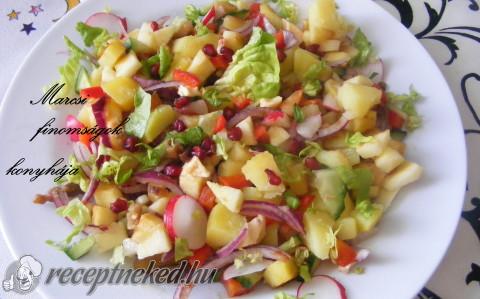 Balzsamecetes vegyes saláta