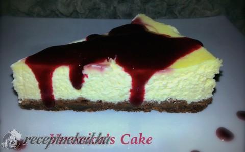 Cheesecake málnaöntettel