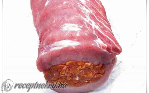 Kolbásszal töltött karaj