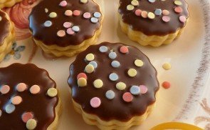 Csokis linzer szilveszterre