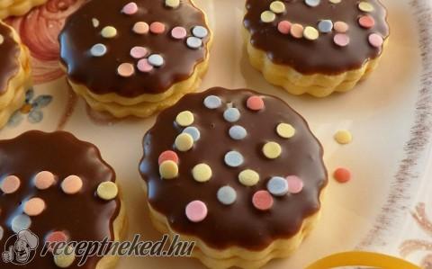 Csokis linzer szilveszterre
