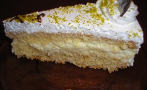 Pisztáciás-kókuszos torta