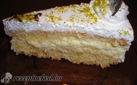 Pisztáciás-kókuszos torta