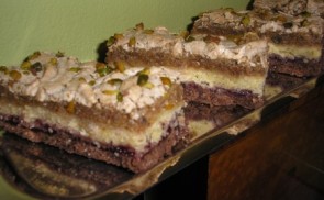 Áfonyás Lotti szelet