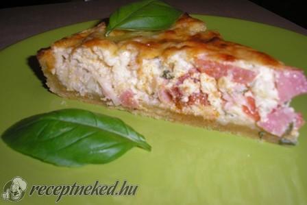 Sonkás kolbászos pite