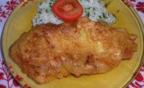 Rántott borjú fokhagymásan