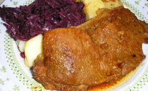 Hátszínszelet borsos mustáros szószban