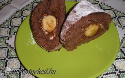 Chocremo banános tekercs