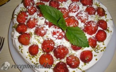 Epres-fehércsokis sajtkrémes torta