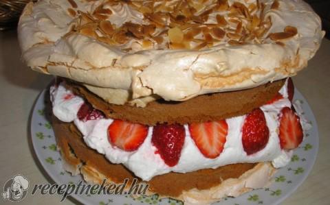 Epres habcsóktorta