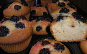 Szedres szórtcukros muffin