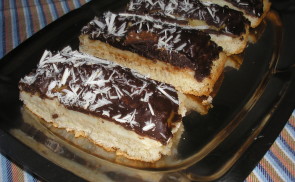 Csokis-banános szelet