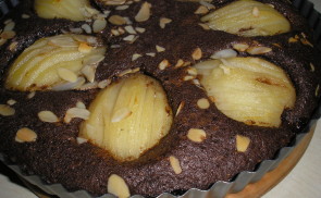 Kakaós mandulás körtetorta