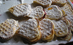 Narancsos waffel