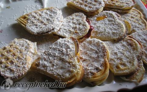 Narancsos waffel