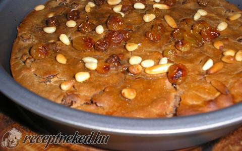 Toszkán torta fenyőmaggal