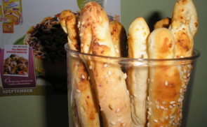 Szezámos grissini