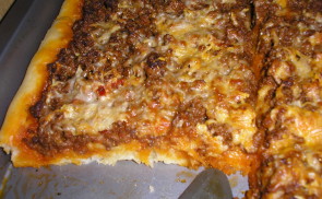 Bolognai ragus pizza