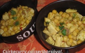 Csirkecurry csicseriborsóval