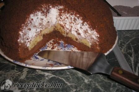 Banános csokitorta