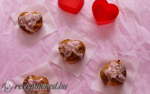 Valentin napi narancsos muffin