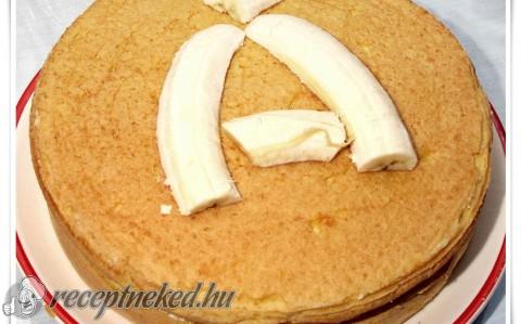 Banáncsemege torta