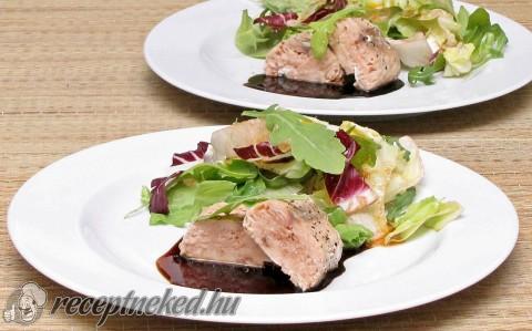 Lazac steak balzsamecet redukción