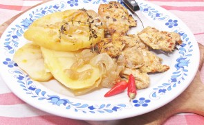Piri-piri csirkemell érmék