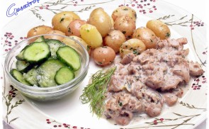 Tejszínes majoránnás pulykatokány