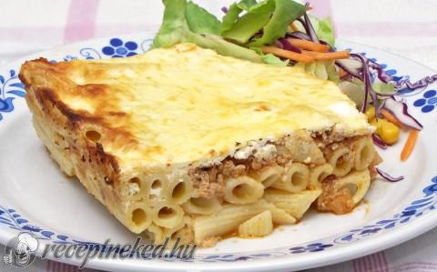 Rakott húsos penne