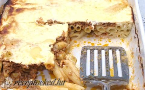Rakott húsos penne
