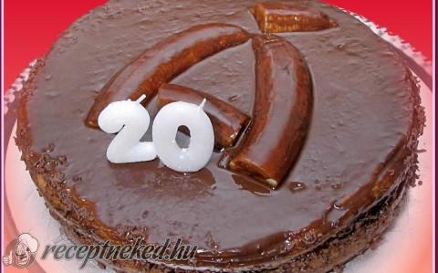 Banáncsemege torta
